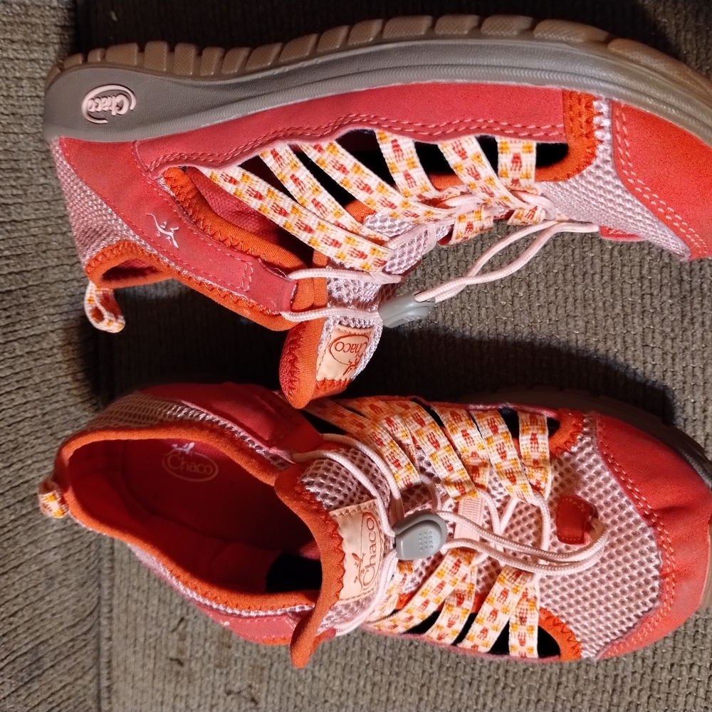 Geox Kids' Red and Pink Shoes